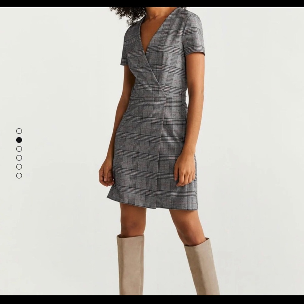 COPY - MANGO Plaid Dress